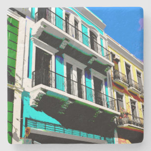 Puerto Rico Stenen Onderzetter
