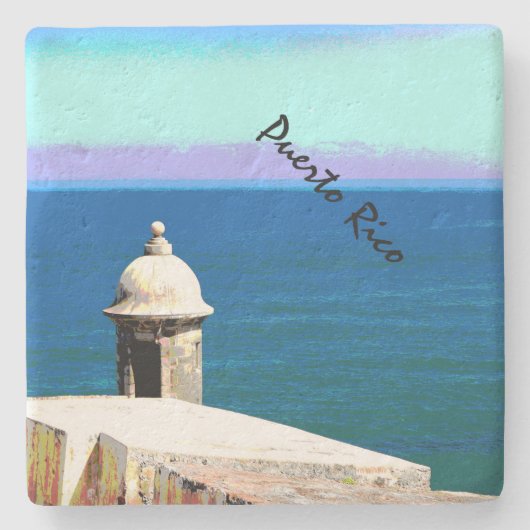 Puerto Rico Stenen Onderzetter (Voorkant)