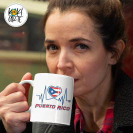 Puerto Rico Sterke Hartslag Koffiemok