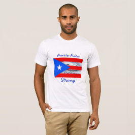 Puerto Rico Sterke orkaanvlag Shirt