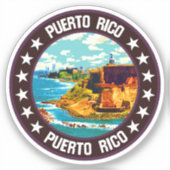 Puerto Rico Sticker (Voorkant)