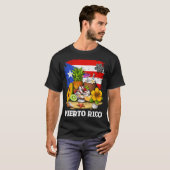 Puerto Rico-strand T-shirt (Voorkant volledig)