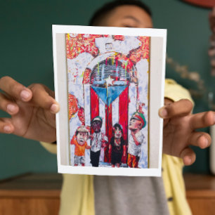 Puerto Rico Street Art. Briefkaart