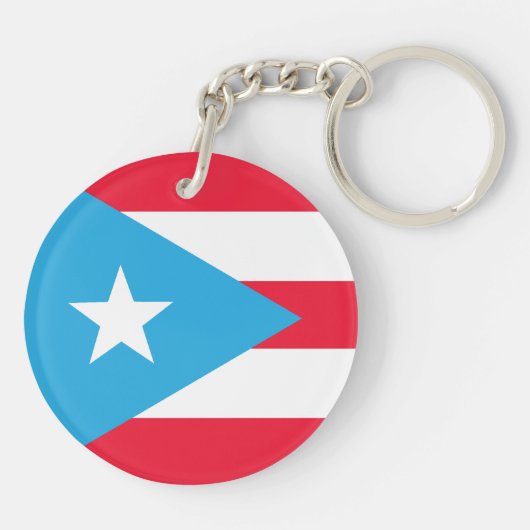 Puerto Rico Street Art Graffiti Sleutelhanger (Achterkant)