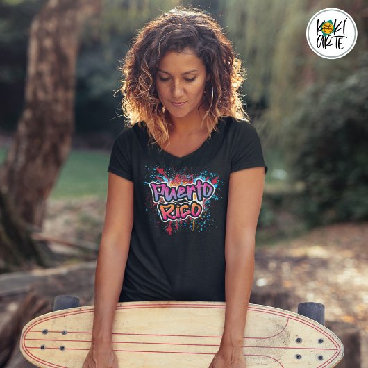 Puerto Rico Street Art Graffiti T-shirt