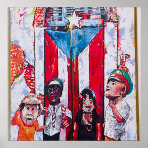 Puerto Rico Street Art. Poster