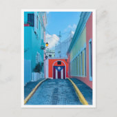 Puerto Rico Street Briefkaart (Voorkant)