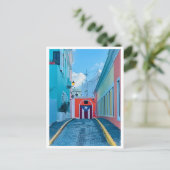 Puerto Rico Street Briefkaart (Staand voorkant)