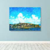 Puerto Rico Stretched Canvas Afdrukken (Insitu (Houten vloer))