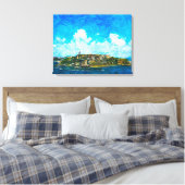 Puerto Rico Stretched Canvas Afdrukken (Insitu (Slaapkamer))