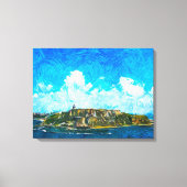 Puerto Rico Stretched Canvas Afdrukken (Voorkant)