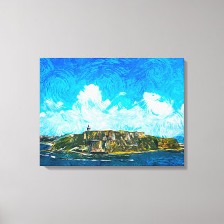 Puerto Rico Stretched Canvas Afdrukken