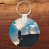 Puerto Rico Stylish Modern Sleutelhanger (Achterkant)