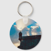 Puerto Rico Stylish Modern Sleutelhanger (Achterkant)
