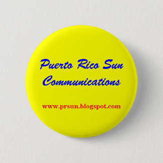 Puerto Rico Sun Communications Ronde Button 5,7 Cm
