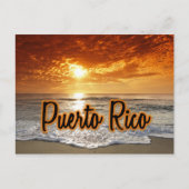 Puerto Rico sunset Briefkaart (Voorkant)
