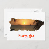 Puerto Rico Sunset Briefkaart (Voorkant / Achterkant)