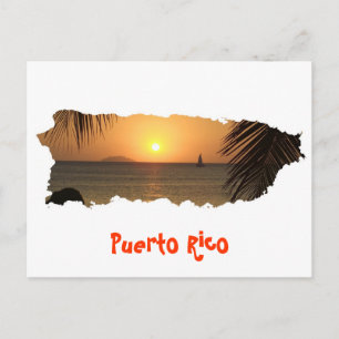 Puerto Rico Sunset Briefkaart