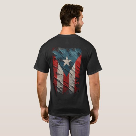 Puerto Rico T-shirt (Achterkant volledig)