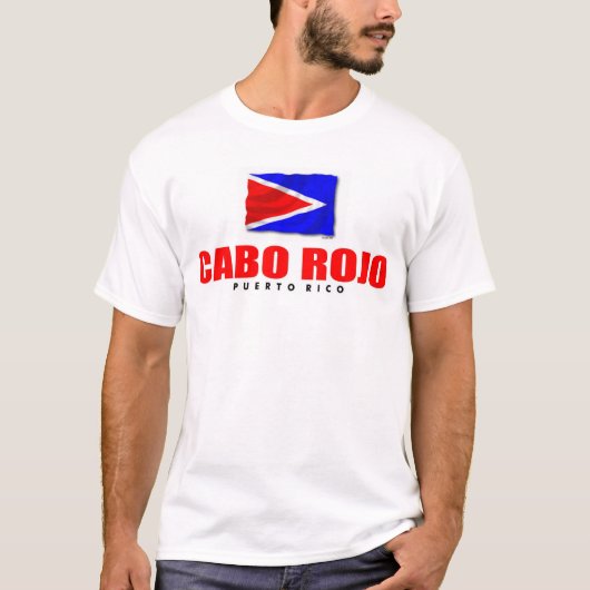 Puerto Rico t-shirt: Cabo Rojo T-shirt (Voorkant)