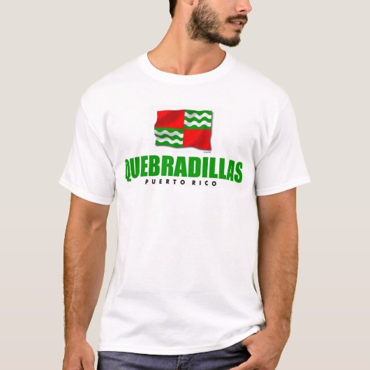 Puerto Rico t-shirt: Quebradillas T-shirt (Voorkant)