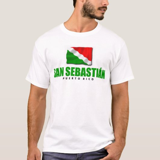 Puerto Rico t-shirt: San Sebastian T-shirt (Voorkant)