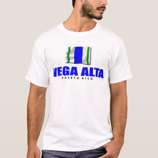 Puerto Rico t-shirt: Vega Alta T-shirt (Voorkant)