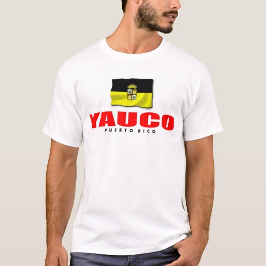 Puerto Rico t-shirt: Yauco T-shirt (Voorkant)