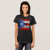 Puerto Rico Taino Afrikaanse outs Ancestry T-shirt (Voorkant volledig)