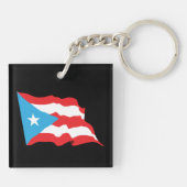 Puerto Rico Taíno Straatkunst Graffiti Sleutelhanger (Achterkant)