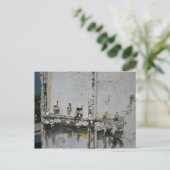 Puerto Rico teddy draagt Briefkaart (Staand voorkant)