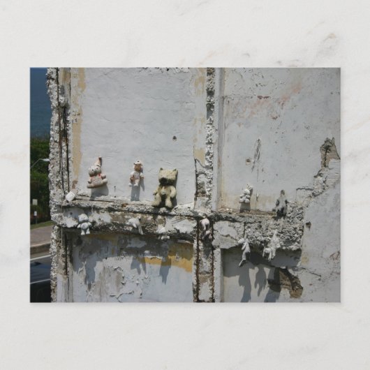 Puerto Rico teddy draagt Briefkaart (Voorkant)