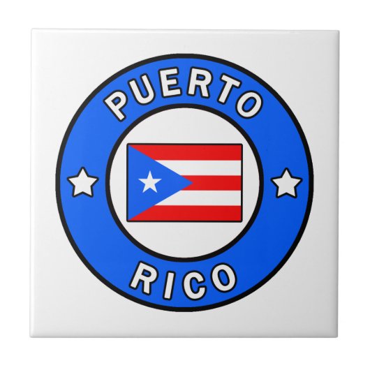 Puerto Rico Tegeltje (Voorkant)