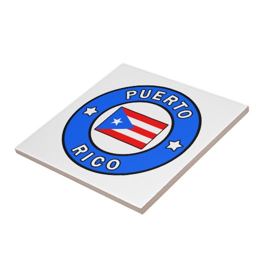 Puerto Rico Tegeltje (Zijkant)