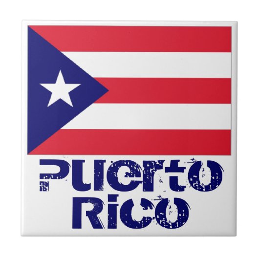 Puerto Rico Tegeltje (Voorkant)