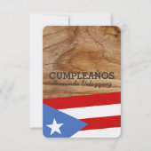 Puerto Rico themafeest Kaart (Voorkant)
