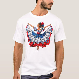 Puerto Rico traditionele danser T-shirt