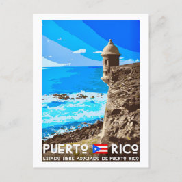 Puerto Rico Travel  Postcard Briefkaart