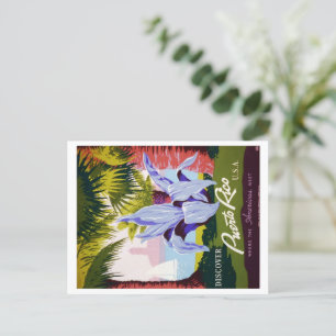 Puerto Rico Tropisch reizen Briefkaart