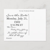 Puerto Rico - Tropische opslag op datum Aankondigingskaart (Achterkant)