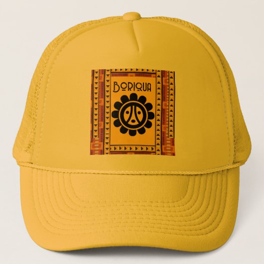 Puerto Rico Trucker Hat Pet (Voorkant)