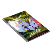 Puerto Rico U.S.A., het Toerisme van WPA en parks  Notitieboek (Rechterzijde)