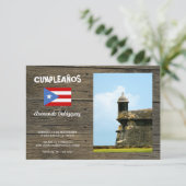 Puerto Rico Uitnodiging (Staand voorkant)