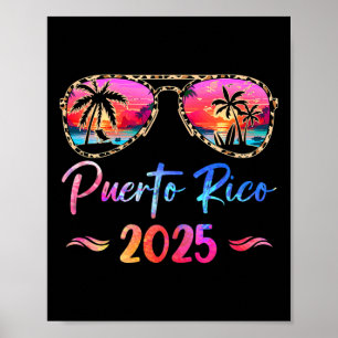 Puerto Rico Vakantie 2025 Bijpassende Groep Famili Poster