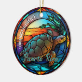 Puerto Rico Vakantie Souvenir Keramisch Ornament (Links)