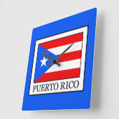 Puerto Rico Vierkante Klok (Hoek)