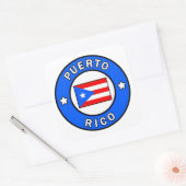 Puerto Rico Vierkante Sticker (Envelop)