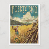 Puerto Rico Vintage Beroemde Reisplaats Briefkaart (Voorkant)