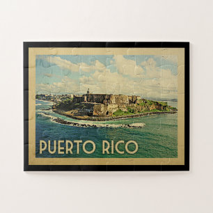 Puerto Rico Vintage Travel Legpuzzel