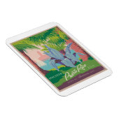 Puerto Rico Vintage Travel Poster Magneet (Rechterzijde)